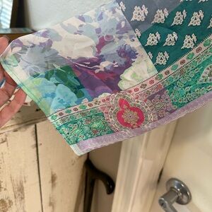 Zara Multicolor Patterned Mini Skirt